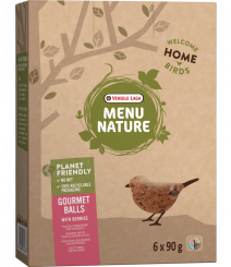 Palle grasso con frutti di bosco 90 gr 6 pz