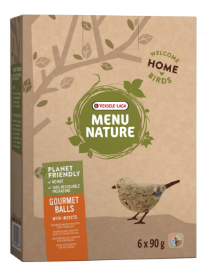 Palla grasso con insetti 90 gr 6 pz