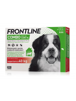 Fronline combo cane kg 40/60 3 pipette