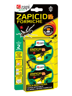 Zapicid gel box esca formiche 2 pz