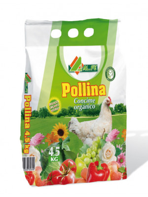 Concime organico pollina confezione da 4,5 kg