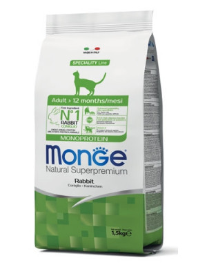 Monge monoprotein coniglio 1,5 kg