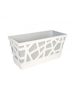 Vaso mosaic flowerbox cm 40 blue