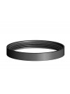Articolo fumisteria Linea "Pellet": set n° 3 guarnizioni in silicone nero resistente fino a 220°, ø 100 mm