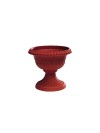 Vasi per piante in plastica colore terracotta H34x37 cm 4 pezzi