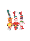 Nodo con pupazzi di natale in vinile 25 cm