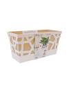 Vaso Mosaic Flowerbox cm 40 sabbia