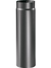 Articolo fumisteria Linea "Legna":elemento lineare T100 acciaio verniciato,diametro 140 mm, lunghezza 1000 mm.