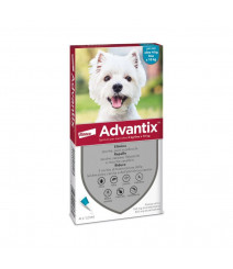 Antiparassitario Bayer advantix per cani tra i 4 e i 10 kg.