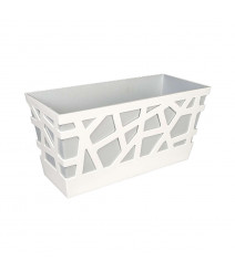 Vaso mosaic flowerbox cm 40 blue