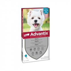 Antiparassitario Bayer advantix per cani tra i 4 e i 10 kg.