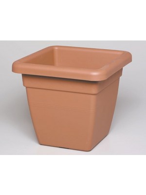 Vaso Krea Qdr Plastica Cm.25-1702 Tipo Cotto 01