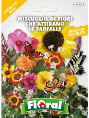 Fioral miscuglio fiori farfalle