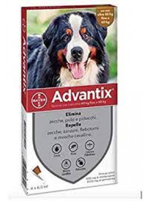 Advantix spot-on per cani oltre 40 kg fino a 60 kg