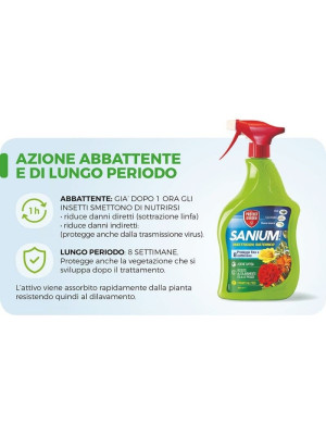 Sanium insetticida sistemico p/uso ml 800