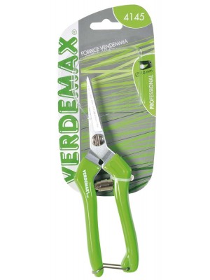 Forbice da Vendemmia Verdemax 19cm con Lama Acciaio Taglio Potatura