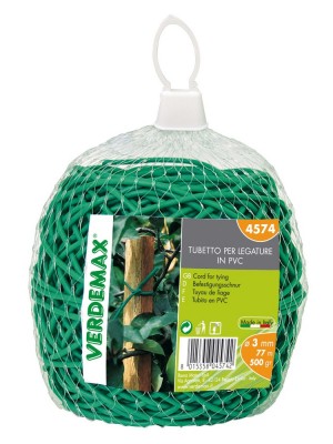 Tubetto Gomitolo in PVC per Legature Piante 500g Ø2mm Verdemax
