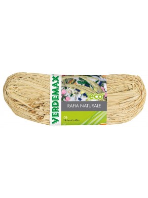 Rafia Naturale Bobina 150g Ecologica Legatura Piante Orto ed Esterni Verdemax