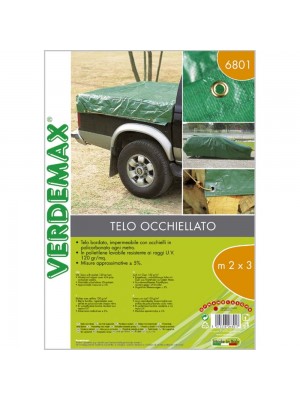 Telo Occhiellato 3x4m 120 g/mq Copertura e Protezione per Esterni