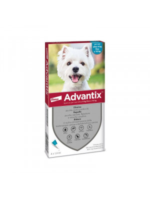 Antiparassitario Bayer advantix per cani tra i 4 e i 10 kg.