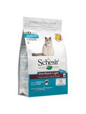 Schesir sterilized & light con pesce 1,5 kg