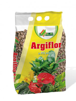 Alfe Argiflor argilla espansa a Ph Neutro 5 Lt