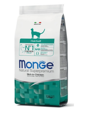 Monge hairball pollo 1,5 kg