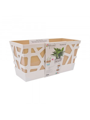 Vaso Mosaic Flowerbox cm 40 sabbia