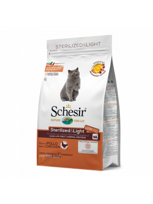 Schesir Sterilized & light ricco in pollo 1,5 kg