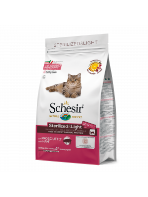 Schesir sterilized & light con prosciutto 1,5 kg