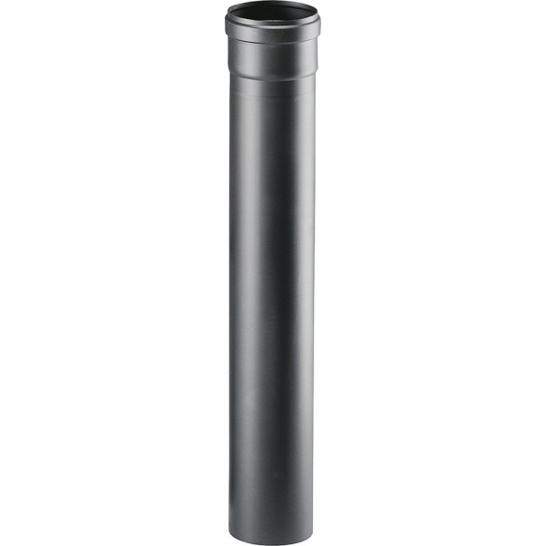 Tubo Di Estensione Per Forno A Pellet FIREFIX RES80/Ü12 - Acciaio Inox Nero, Da 80 A 120 Mm, Con Guarnizione In Silicone