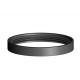 Articolo fumisteria Linea "Pellet": set n° 3 guarnizioni in silicone nero resistente fino a 220°, ø 100 mm